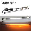 2 In 1 30cm Flexible Universal Motorcycle Light Bar Strip Tail Turn Signal Tail Rear Brake Stop Bulb Lamp Brake Light Dual Color