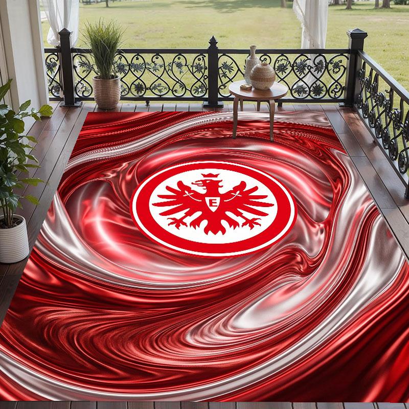 Soft Floor Carpet Eintracht Frankfurt Football Pattern Area Rug Decorative Mat For Home Room Decoration