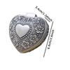 WTEMPO Ретро Изысканная металлическая коробка в форме сердца для ожерелий, колец, сережек, упаковочная коробка, рождественская упаковка, подарочная коробка