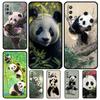 Чехол с милым медведем в виде панды для OPPO A57S A54S A96 A76 A16 A5 A9 A53 A15 A17 A18 A58 A78 A98 A52 A72 A54 A74 A94