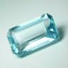 Natural  Aquamarine Certified Emerald Shape Blue 8.05 Ct Loose Gemstones AU-120