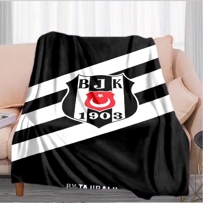 Besiktas Crest Legacy 1903 Blanket Suitable for Sofas, Beds, Offices, And Camping - Perfect Gift for Halloween Christmas