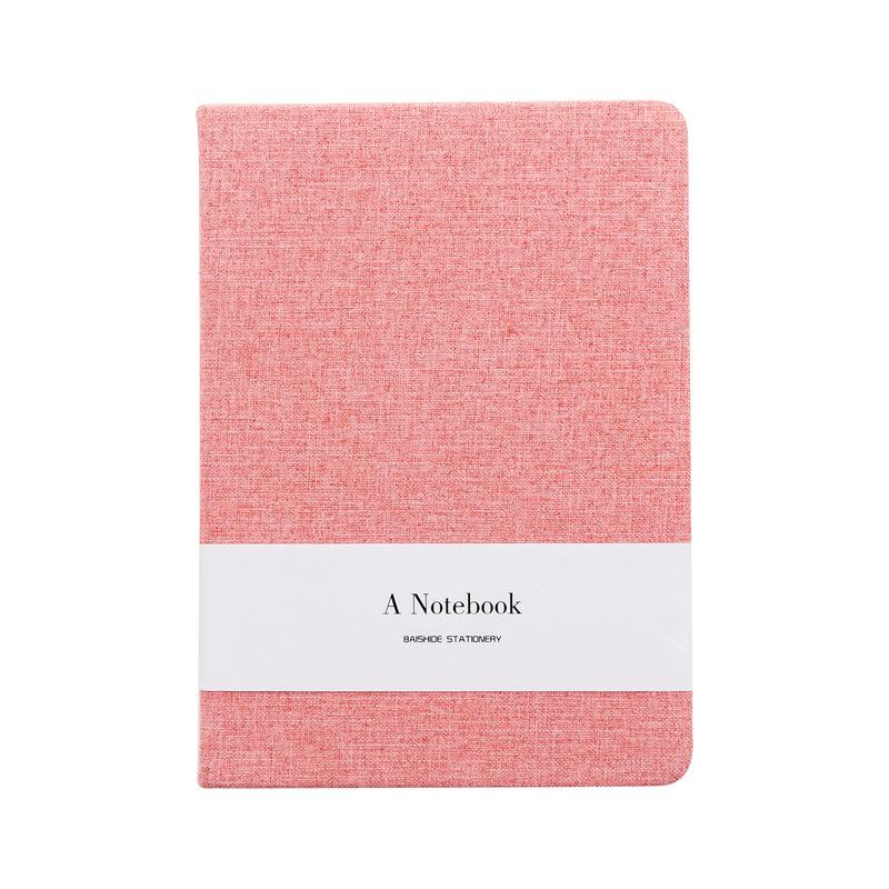 Студенческий простой однотонный блокнот с тканевой поверхностью, литература и искусство, небольшой свежий блокнот для записей, дневник