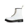 Leather Versatile Casual Fashion Mid-Calf Boots Women Boots White 27649113