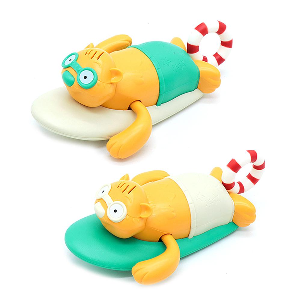 Мультяшная черепаха бобер плавающая модель заводной часовой механизм детская игрушка для ванны с водой