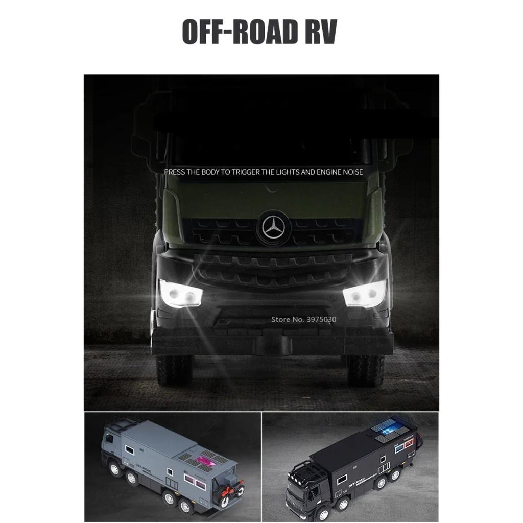 1/32 масштаб Nomadism модель игрушечного сплава автодом модель автомобиля литой металл внедорожный автодом модель звуковая и световая детская игрушка подарки