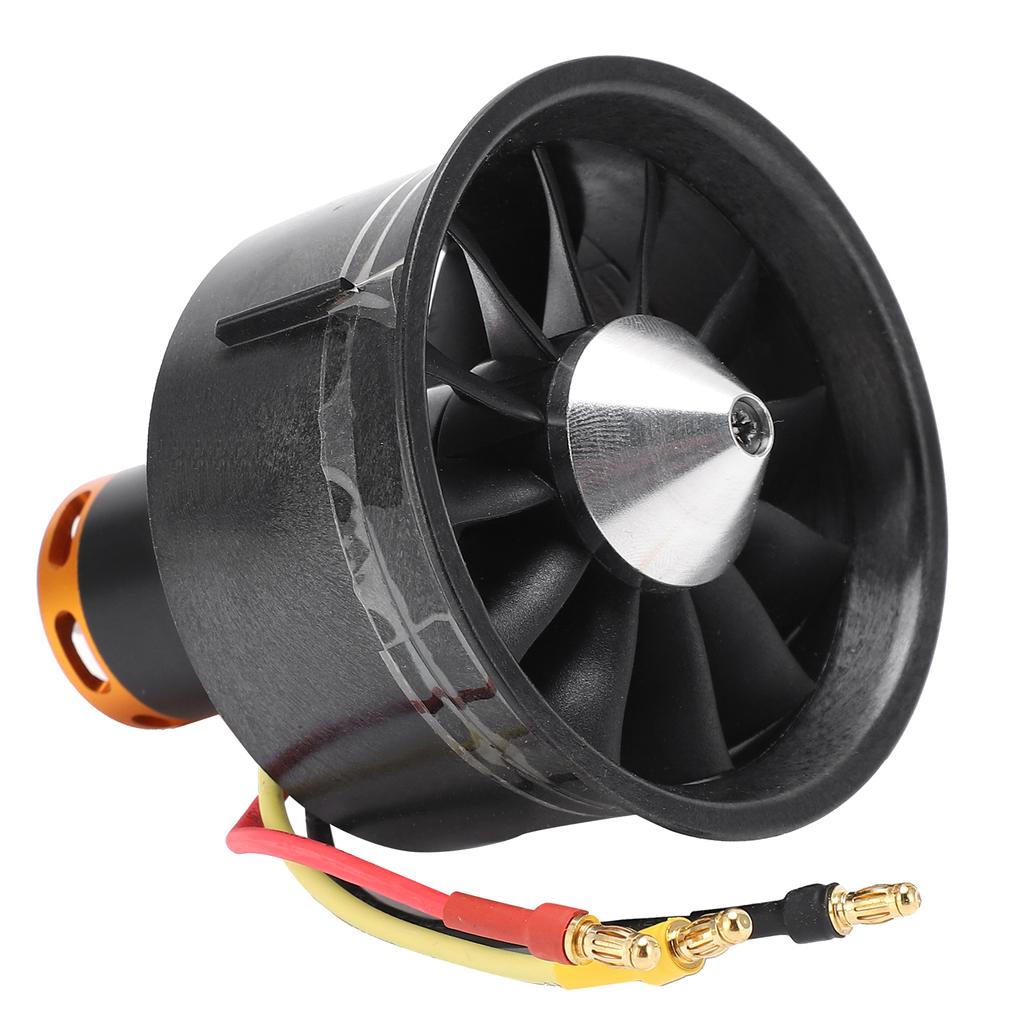 QXMotor 64 мм EDF комплект QF28223500KV бесщеточный двигатель с 12 лопастями канальный вентилятор для радиоуправляемого самолета