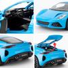 1/24 масштабная модель автомобиля Lotus Emira, игрушечный автомобиль из цинкового сплава со звуком и светом для детей, подарок для мальчиков и девочек