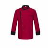 Long Sleeve Chef Uniform Breathable Kitchen Work Clothes Unisex Chef Jacket  Hotel Cafe