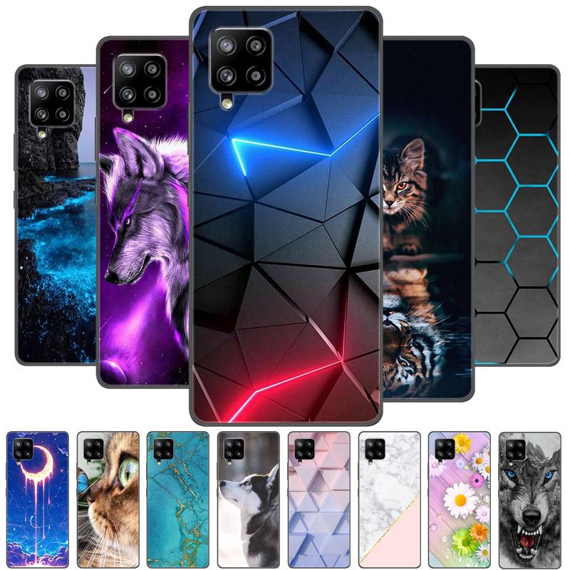 Для Samsung M32 Чехол Силиконовая Задняя Крышка Чехол для Телефона Для Samsung Galaxy M32 Чехлы для Galaxy M 32 M325 SM-M325F Мягкий Бампер Funda