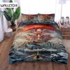 Painted World Kids Duvet Cover Set King Queen Double Full Twin Single Size Bed Linen Set