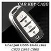 Мягкий ТПУ Чехол-накладка для ключа автомобиля Держатель для Changan CS85 CS35 Plus CS25 CS95 CS85 Защитник корпуса Аксессуары для брелка