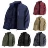 Men's Zip-collared Fleece Jacket Plus Fleece Heavy Thermal Jacket Outdoor Windproof Thermal Overcoat