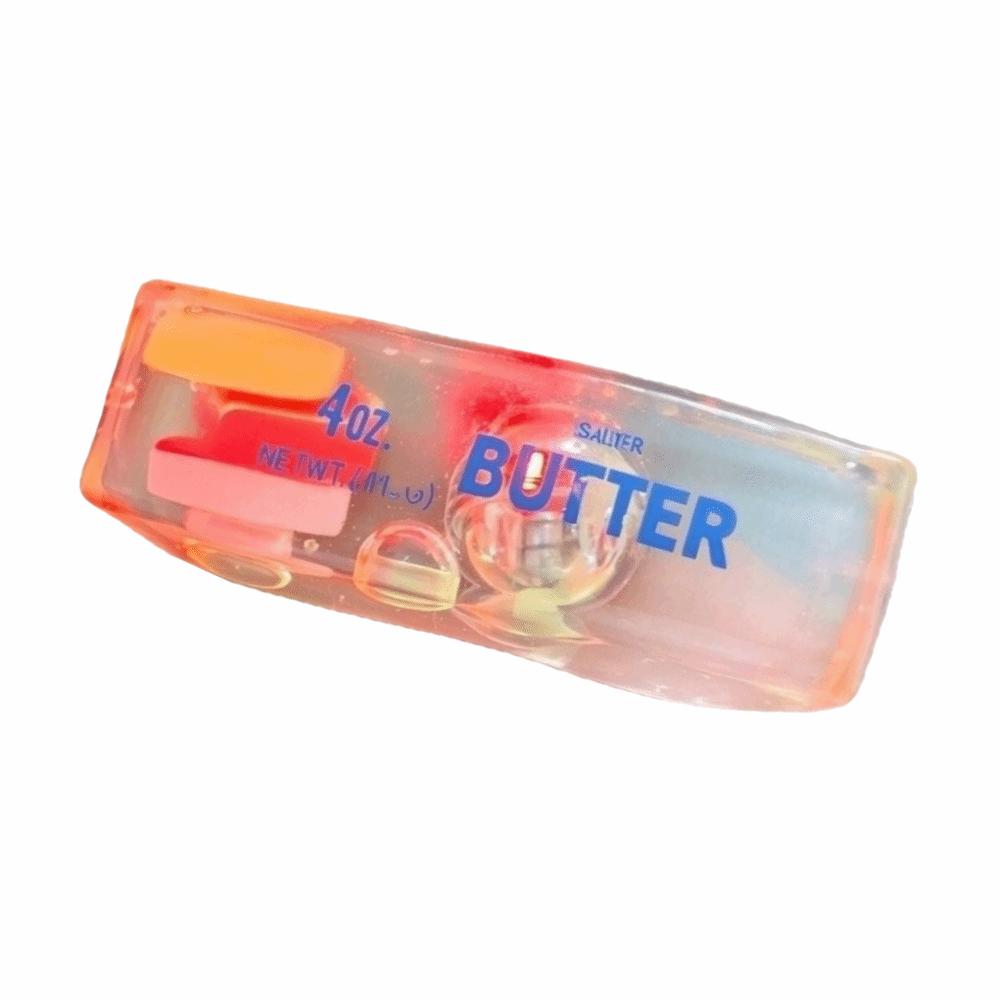Lights Up Butter Stick Squeeze Toy Soft Fidget Toy Pinch Toy Butter Stick Squishy Toy Desk