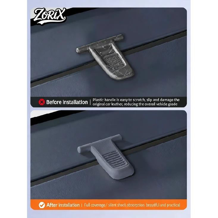For ZEEKR 9X 2026 2027 Sunshade Curtain handle Protective Cover Anti Slip Silicone Pad CAR interior Styling Accessories