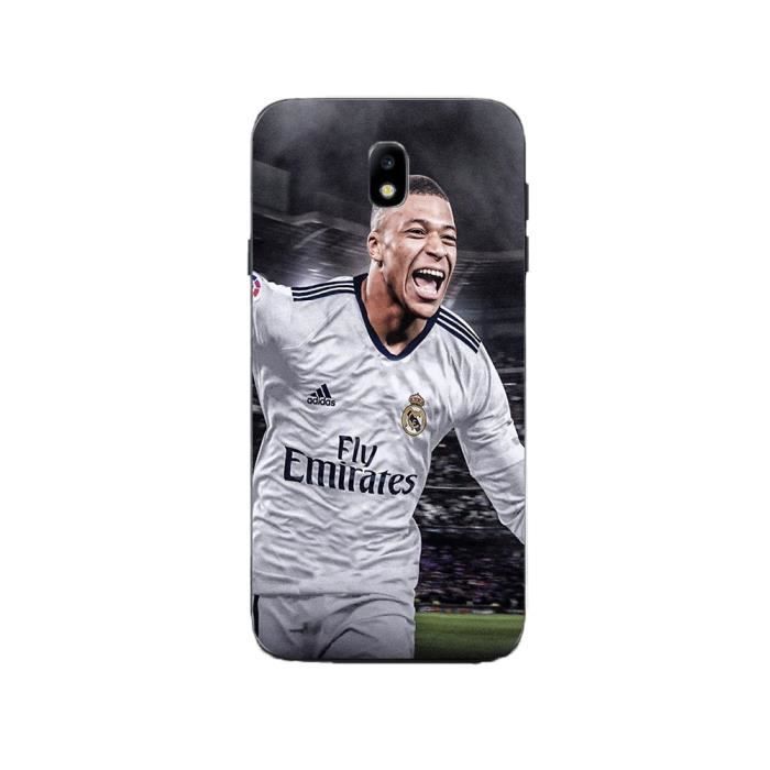 Coque Maniacase pour Samsung Galaxy J7 2017 Kylian Mbappe Real Madrid Goal