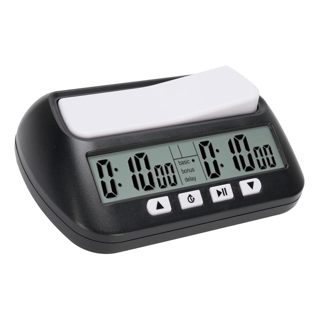 Шахматные часы Цифровой шахматный таймер Профессиональный для настольных игр Многофункциональные Портативные шахматные часы Работающие от батареек
