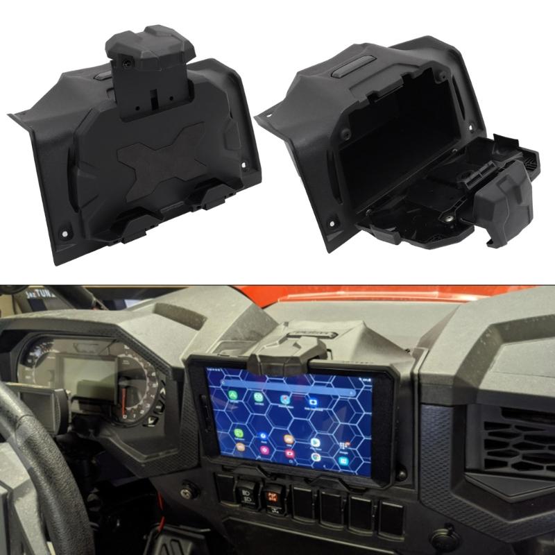 Electronic Device Mount Adjustable Tablet Holder Navigation Phone Mount with Storage Box for XP1000 2019-2023 Accessory