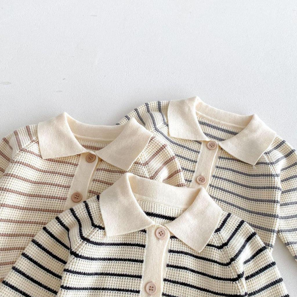 Осенний детский свитер и вязаный комбинезон - Милый и модный для весны/осени