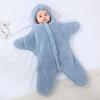 Cozy Winter Baby Swaddle Blanket - Anti-Startle, Thick & Warm for Newborns