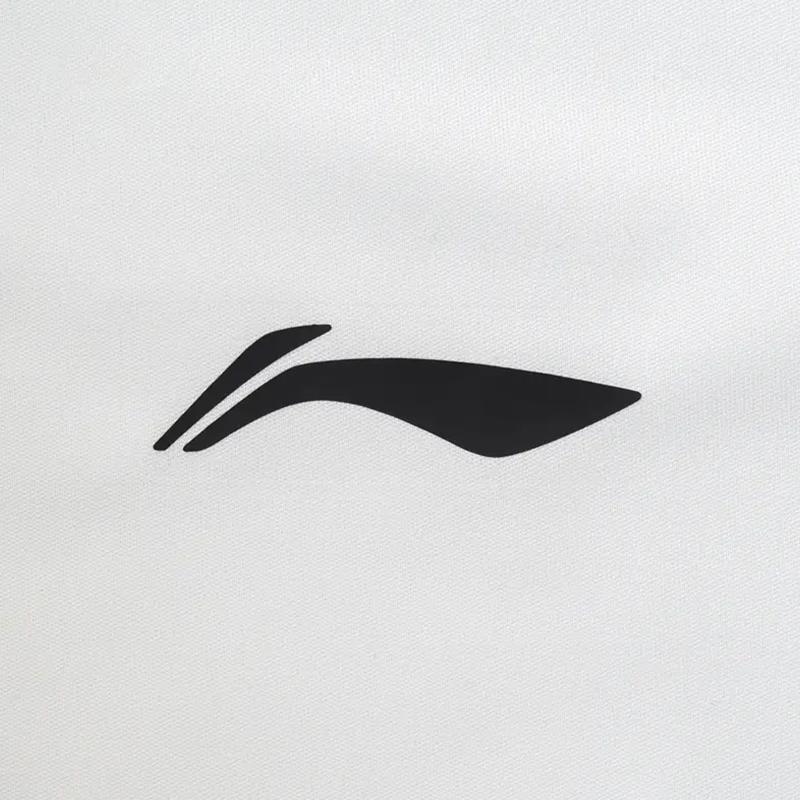 Li Ning Однотонный С круглым вырезом Быстросохнущий Удобный Модный С коротким рукавом Повседневный Спортивный костюм Унисекс костюмы Белый Черный ATSU819-2+YAPV001-1