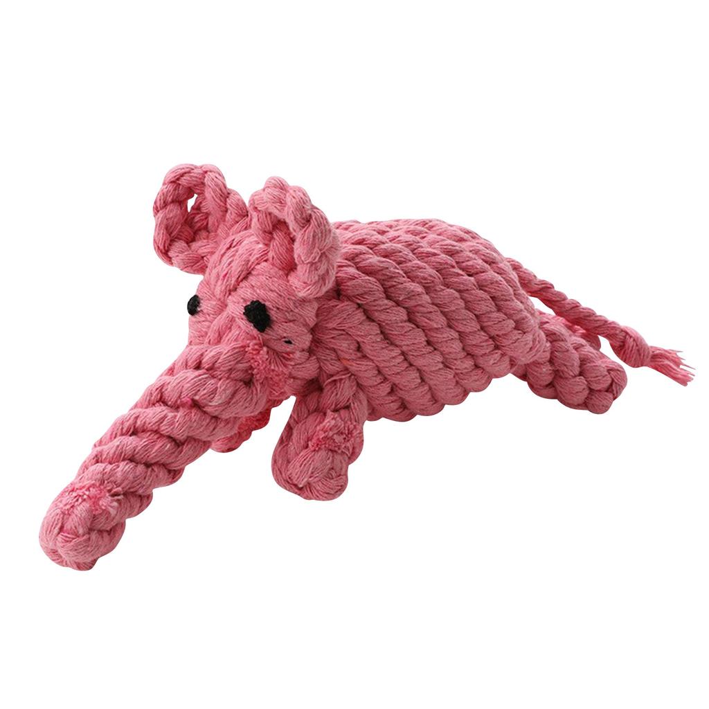 Игрушки для собак из хлопковой веревки, плетеные игрушки в форме животных из пипитао, устойчивые к жеванию, игрушки для собак, прорезывающихся зубами.