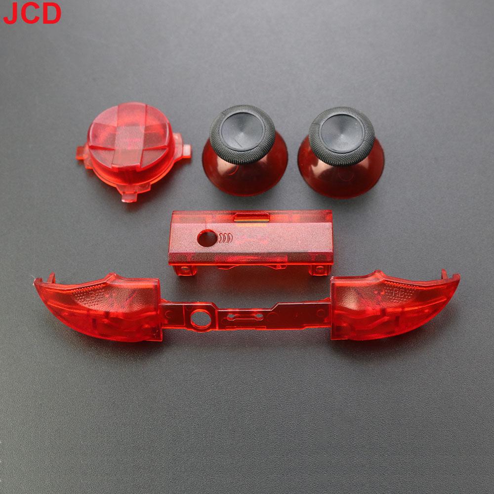 5in1 For Xbox Series X S Controller  LB RB Button Strip Middle BaffleStrip Cross Direction Keys Analog Joystick Cap D-Pad Button