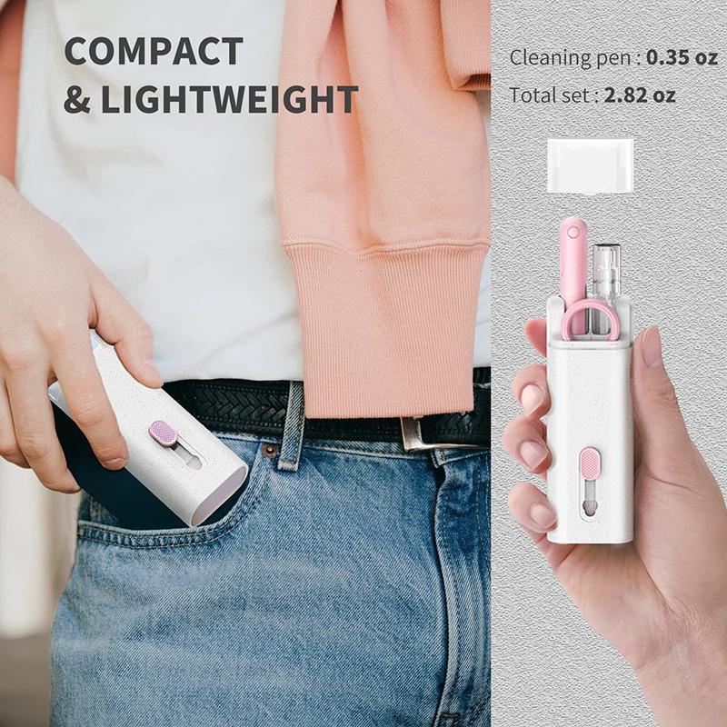 7 в 1 Многофункциональная портативная чистящая ручка для экрана ноутбука, клавиатура, набор для чистки наушников для Airpods Pro MacBook IPad