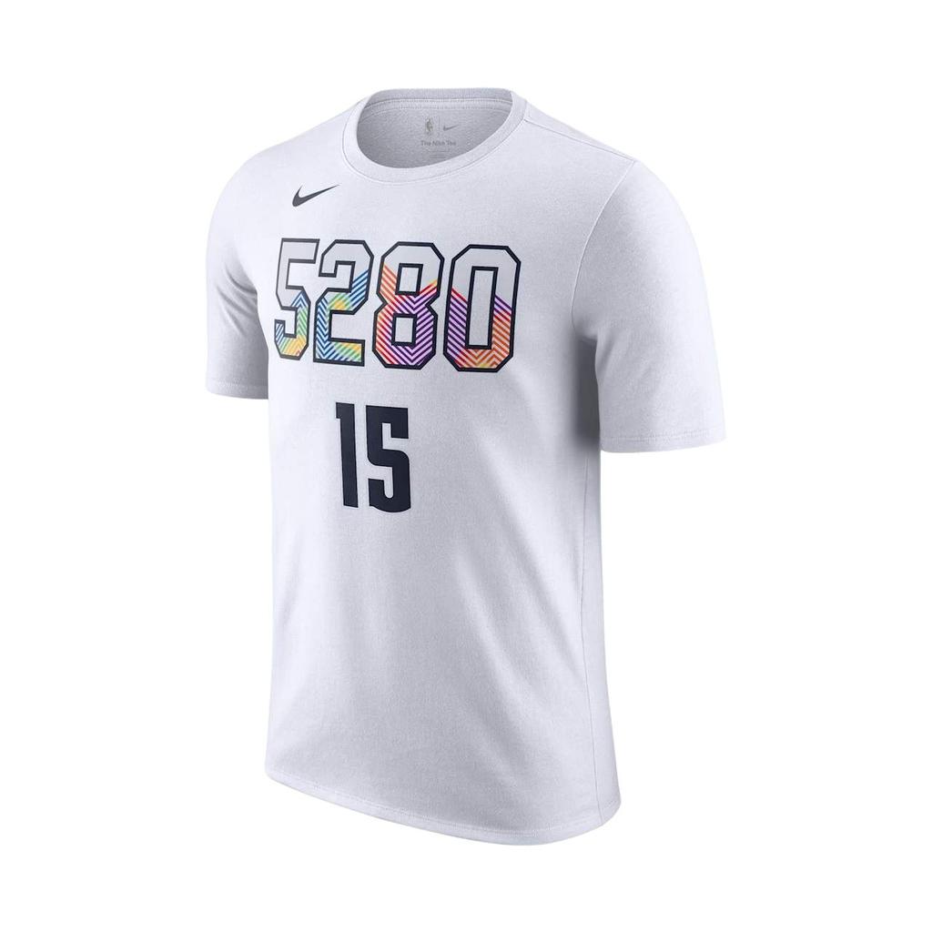 Nike Denver Nuggets NBA Nicolas Jokic City Edition Crew Neck Short Sleeve T-Shirt Men T-Shirts HJ2771-104