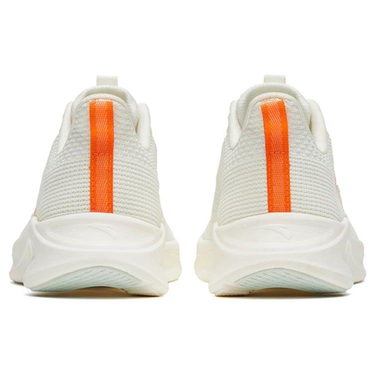 Anta Удобные нескользящие износостойкие кроссовки с низким верхом женские кроссовки белые оранжевые 122325576-1