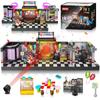 1388pcs Classic Horror Game Stage Building Five Nights Security Breach Stage Building Blocks Toys For Game Fans Home Decoration