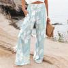 Women's Casual Pants Loose Soft Solid Color  Wide Leg Long Pants High Waist Straight Leg Pants