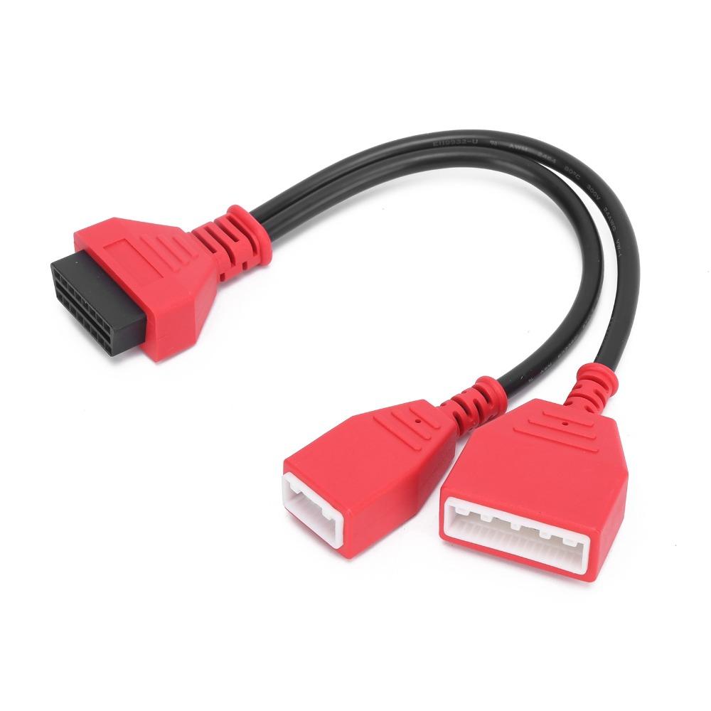 Кабель-обходчик OBD2 16+32 контакта Розовый диагностический кабель OBD2 Удлинительный кабель OBD2 Диагностический инструмент