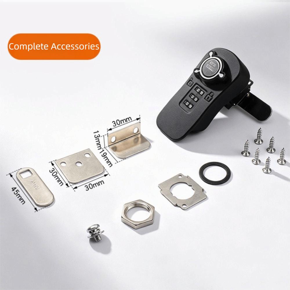 Zinc Alloy Mechanical Drawer Lock Rotating Cam Password Cabinet Lock For Office