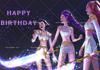 KPop Девушка Одержимые Охотники Украшение для Взрослой Вечеринки на День Рождения Фон для Фотозоны Декор Стола с Тортом Девушка Фон-Постер Принадлежности для Детского Праздника