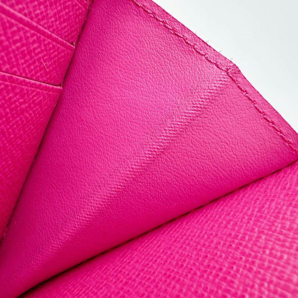 LOUIS VUITTON Epi Leather Long Wallet purse Epi Leather pink Women M82050 Used