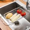 Сливная корзина для раковины Yousheng, расширяемая раковина, дуршлаг, сетчатая корзина для овощей, фруктов, макаронных изделий