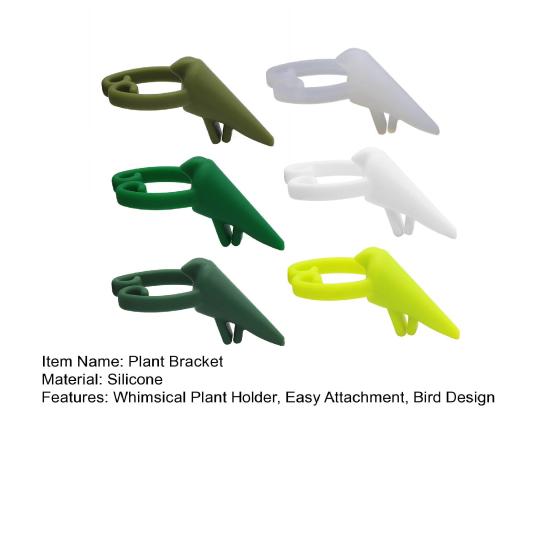 Растениеводство Buddy Bird Форма Стебель Держатель Plant Hugger Комнатный Цветок Подставка Растениеводство для Черенкования Побеги Гидропонные Растения