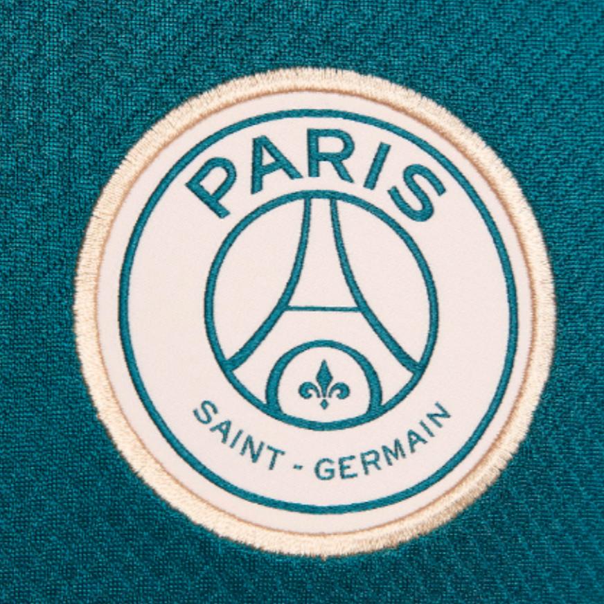 Nike Футбольная тренировочная футболка PSG 2024/25 Dri-FIT Strike Geode Teal Bordeaux Мужская с коротким рукавом FN9821-382