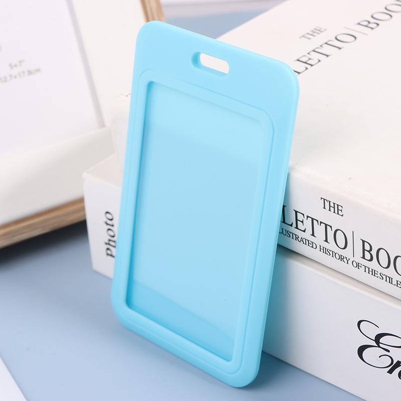 1 шт. Двусторонняя обложка для кредитной карты, жесткие пластиковые держатели для бейджей с прорезью для бейджа для персонала мероприятия, держатель для удостоверения личности, ремешок для пропуска