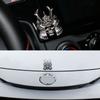 3D Car Sticker Premium Warrior Metal Car Side Fender Rear Trunk Skull Emblem Badge Decal for Any Vehicle Truck Car Motorcycle RV