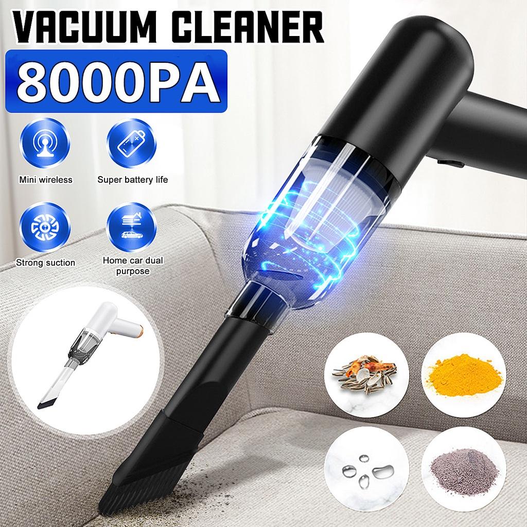 8000PA Handheld Home Vacuum Cleaner Fast Charging Wireless Mini Vacuum Cleaner High Suction Machine