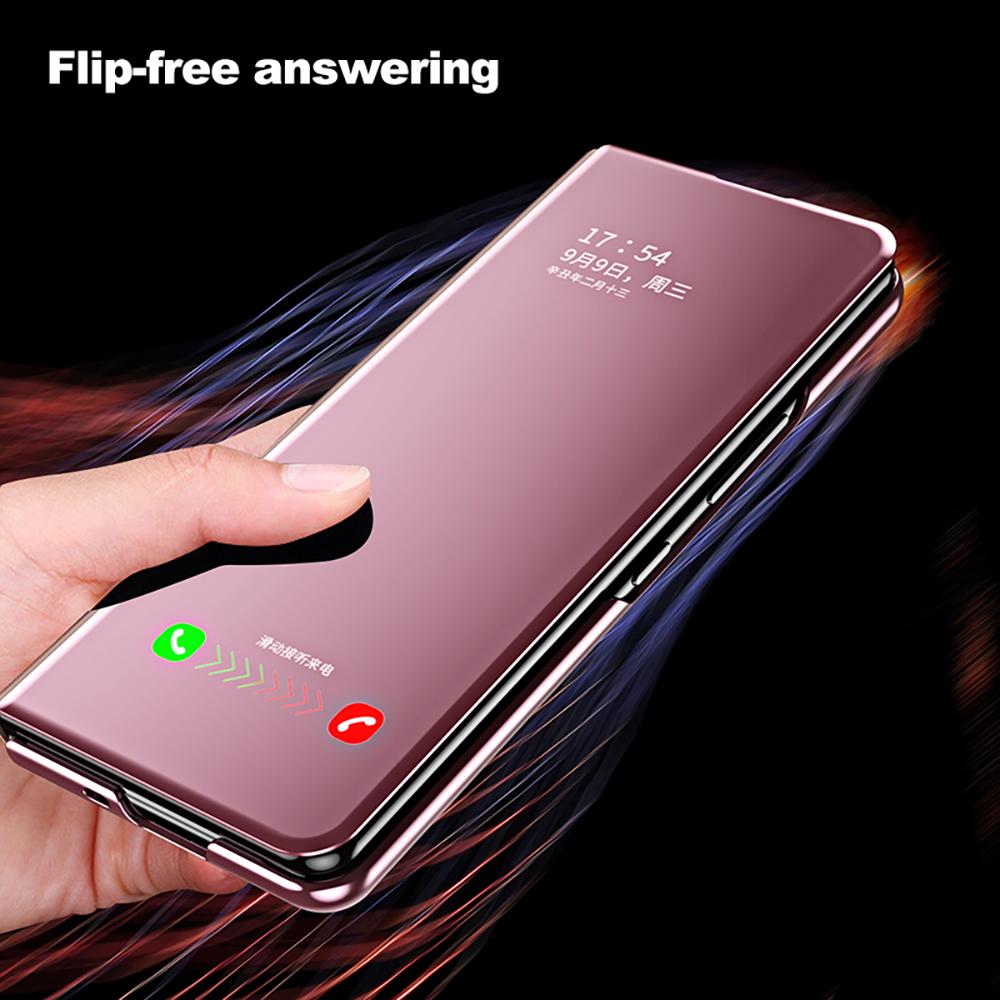 Ультратонкий зеркальный чехол для телефона Samsung Galaxy Z Fold 5, 4, 3, 2, 5G, мобильные телефоны Fold5 Flod3 Flod4, складной чехол с полным покрытием