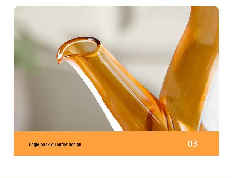 Стеклянная емкость для масла из нержавеющей стали для кухни - Большая емкость для масла, соевого соуса и уксуса