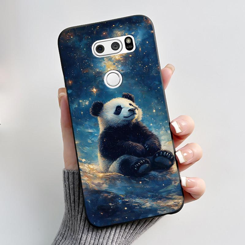 Милый Чехол Для LG V30 V30+ Plus Funda LG V30s ThinQ Capa LG V35 ThinQ Печатный Корпус Защитная Крышка Мягкий Силикон Мультяшные Чехлы