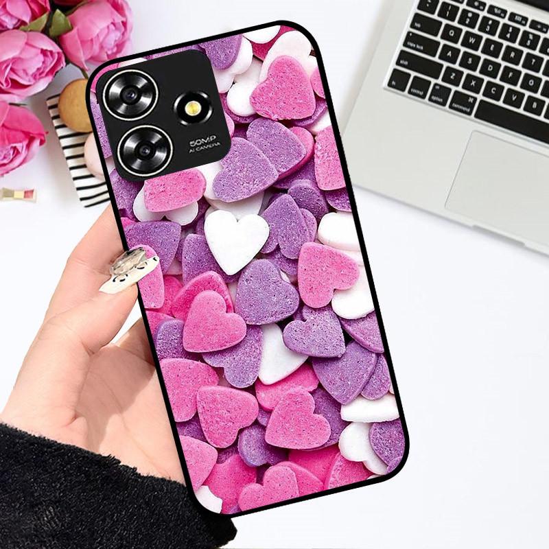 Cases For ZTE Blade V50 Smart Cute Astronaut Fashion Shockproof Soft Bumper For ZTE V50 Design 4G Coque For ZTE Axon 50 Lite