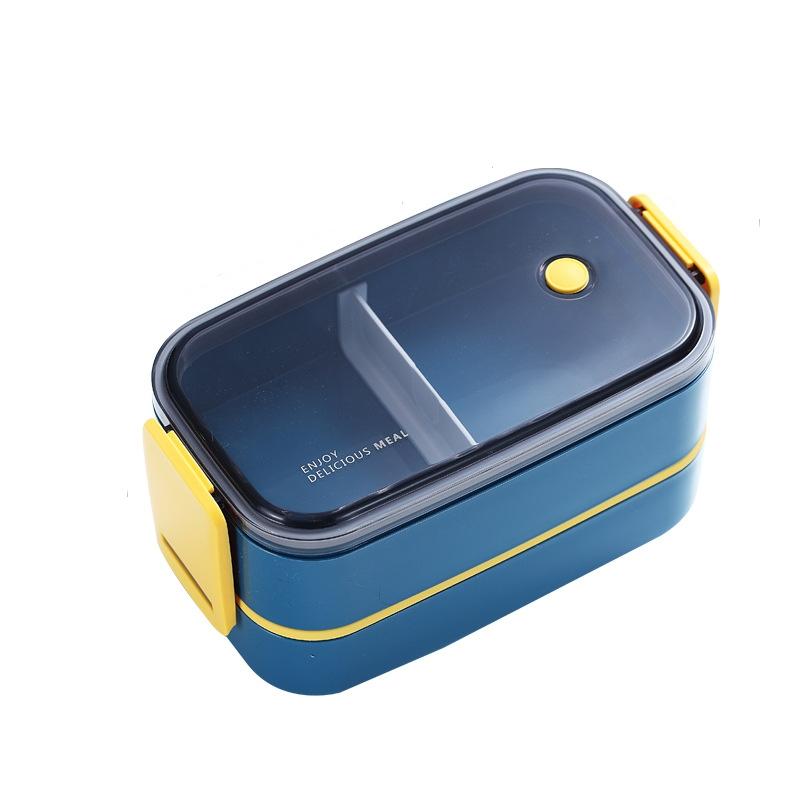Ланч-бокс из нержавеющей стали для взрослых, детей, школы, офиса, 1/2 слоя, переносные контейнеры для хранения продуктов питания, пригодные для использования в микроволновой печи
