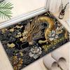 1PC Custom Name Golden Dragon Artwork Theme Floor Mat Ideal for Living Room, Game Rooms, Office, Bedroom,Floor Mat Playful Design