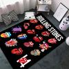 Rolling Stones Rock band Carpets and Rug 3D Printing Carpet Floor Mat Living Room Bedroom Large Area Soft Carpet-JM007
