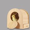 Parrot Breeding Box Bird Cage Birds Hut Mating Multiuse Parakeet Nesting Wood Birdhouse for